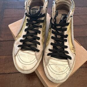 Golden Goose Slide High-Top Sneakers